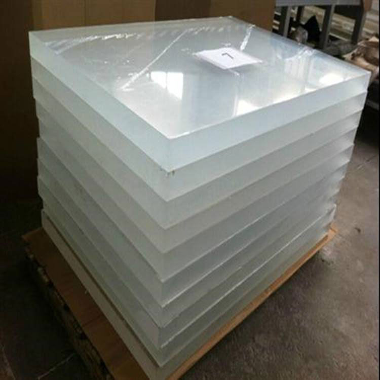 Jomfruelige materialer Transparent plexiglasplast til reklametryk